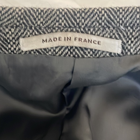 YVES SAINT LAURENT Jimmy Au’s VINTAGE Grey Herringbone Tweed Blazer Size 10 - Picture 4 of 16